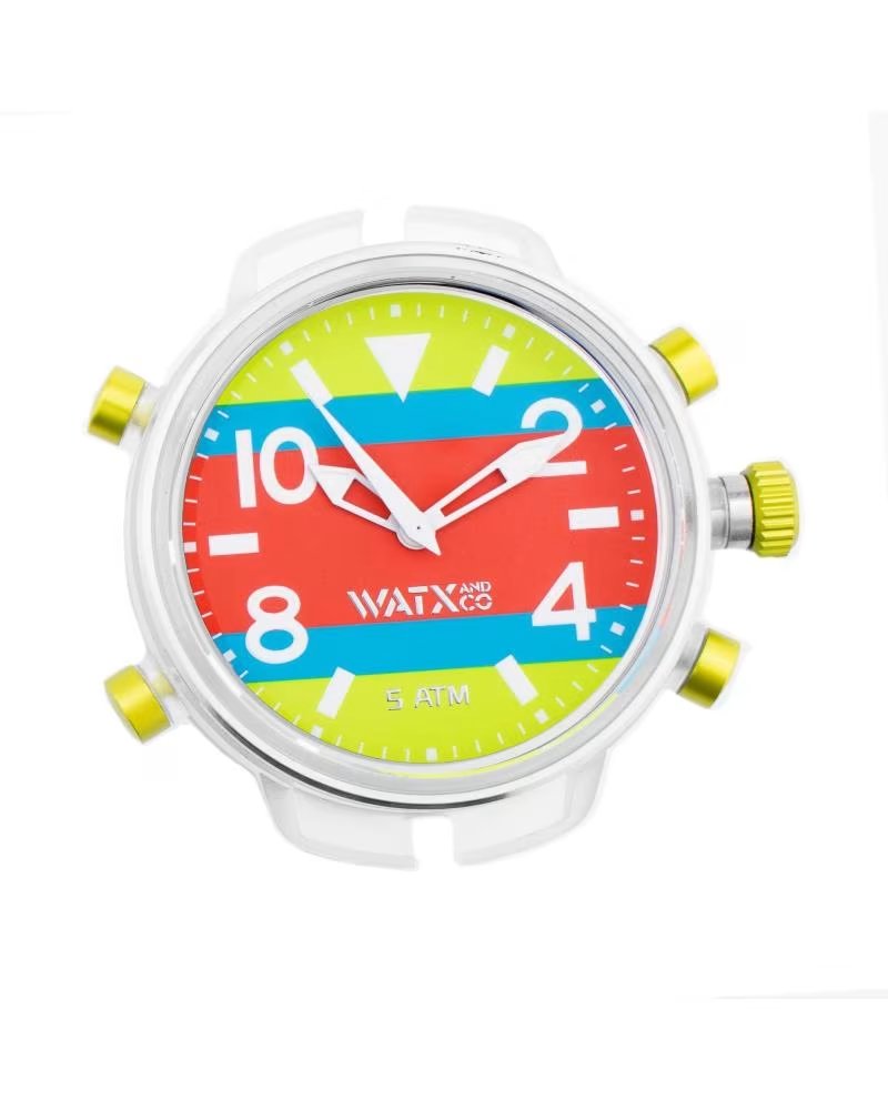 WATXANDCO RWA3742 UHR MIT MEHRFARBIGEM ZIFFERBLATT