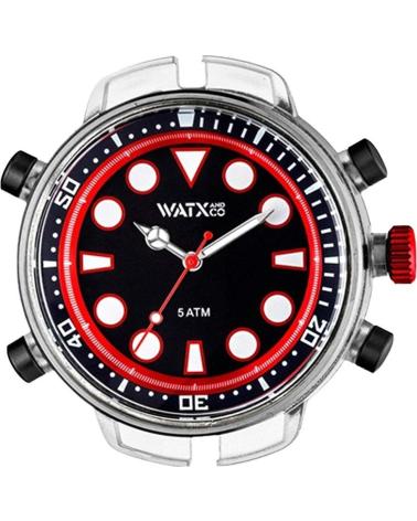 RELÓGIO WATXANDCO RWA5704 COM MOSTRADOR VERMELHO E PRETO