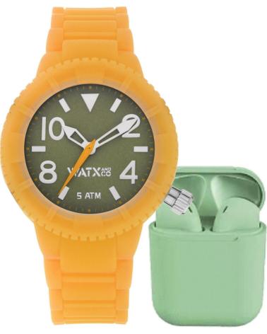 WATXANDCO WAPACKEAR18M WATCH AND WIRELESS EARBUDS PACK ORANGE NARANJA