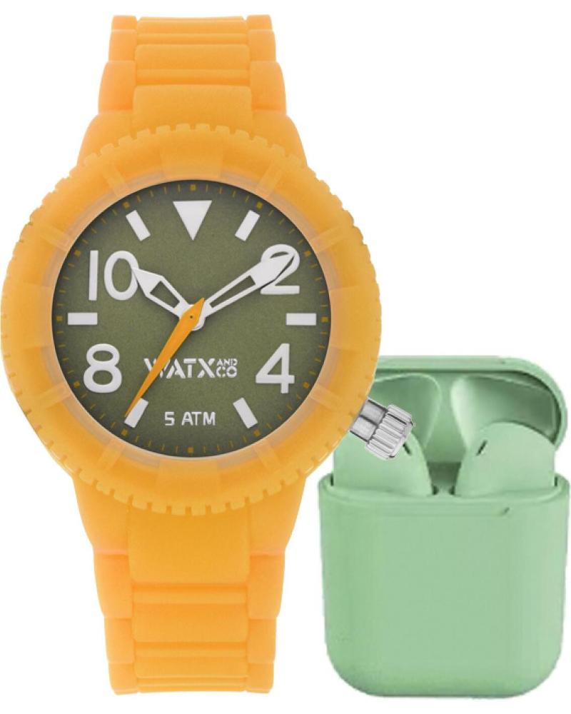 WATXANDCO WAPACKEAR18M WATCH AND WIRELESS EARBUDS PACK ORANGE NARANJA