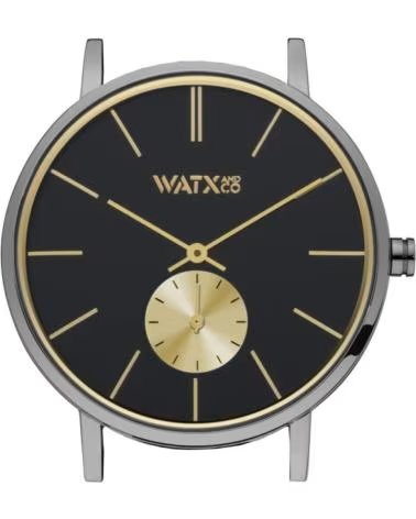WATXANDCO ARMBANDUHR WXCA1011 FÜR HERREN MIT SCHWARZEM ZIFFERBLATT UND GOLD AKZENTEN