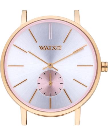 MONTRE WATXANDCO WXCA1018 CADRAN BICOLORE BOÎTIER OR ROSE