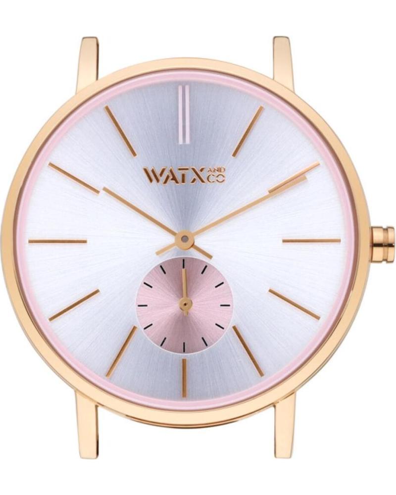 RELÓGIO WATXANDCO WXCA1018 MOSTRADOR BICOLOR CAIXA OURO ROSA