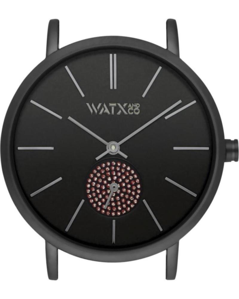 RELÓGIO WATXANDCO WXCA1022 MOSTRADOR PRETO COM SUBMOSTRADOR ROSA