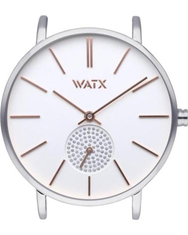 MONTRE WATXANDCO WXCA1026 ARGENT ET BLANC POUR FEMME