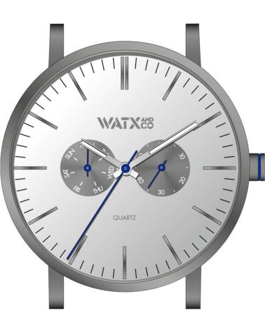 MONTRE WATXANDCO WXCA2703 AVEC CADRAN BLANC ET DÉTAILS BLEUS
