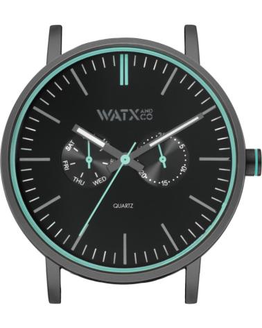 MONTRE WATXANDCO WXCA2718 AVEC CADRAN NOIR ET DÉTAILS VERTS