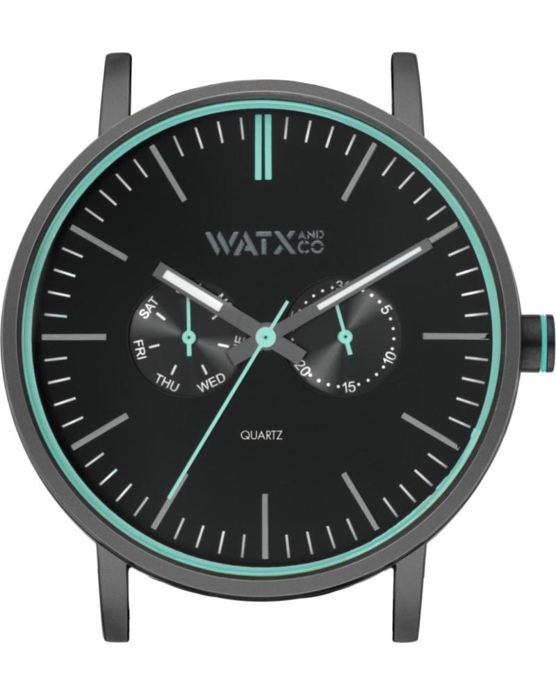 RELÓGIO DE PULSO WATXANDCO WXCA2718 COM MOSTRADOR PRETO E DETALHES VERDES