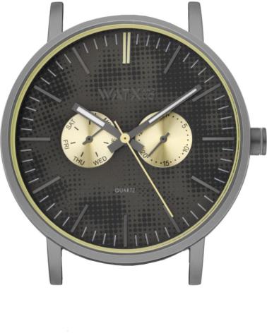 MONTRE-BRACELET WATXANDCO WXCA2725 AVEC CADRAN NOIR ET DÉTAILS DORÉS
