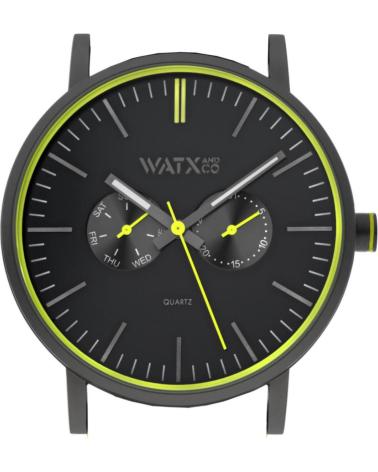 MONTRE WATXANDCO WXCA2729 CADRAN NOIR ET DÉTAILS VERT NÉON