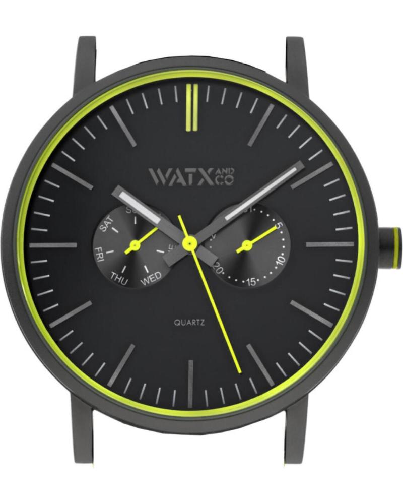 RELOJ WATXANDCO WXCA2729 ESFERA NEGRA Y DETALLES VERDE NEÓN