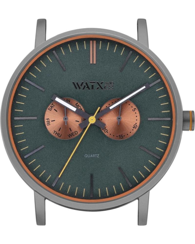 RELÓGIO WATXANDCO WXCA2741 MOSTRADOR VERDE E SUBMOSTRADORES COBRE