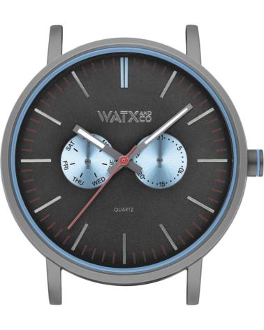 MONTRE WATXANDCO WXCA2742 CADRAN NOIR ET SOUS-CADRANS BLEUS