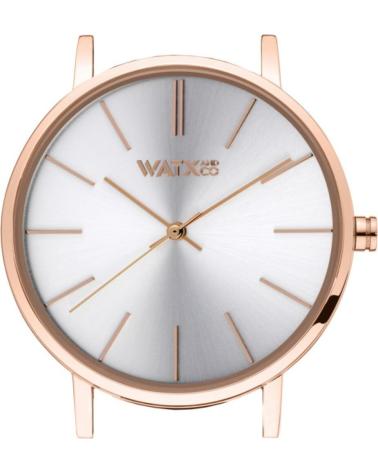WATXANDCO WXCA3004 WATCH WITH SILVER DIAL AND ROSE GOLD CASE