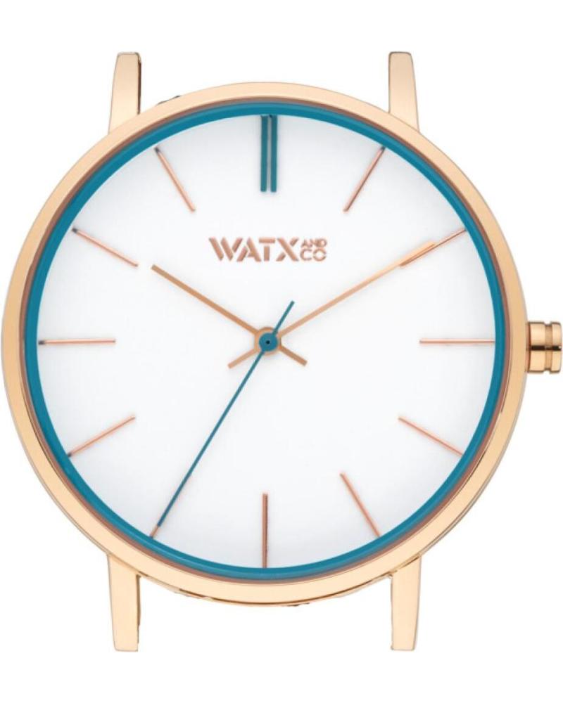 RELOJ WATXANDCO WXCA3010 ESFERA BLANCA ORO ROSA