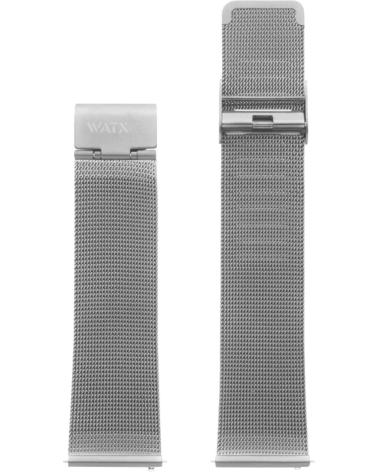 BRACELETE DE RELÓGIO WATXANDCO WXCO2700 PRATEADA DE MALHA MILANESA PLATEADO