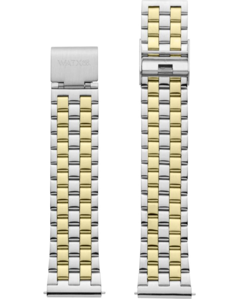 CORREA WATXANDCO WXCO3017 BICOLOR ORO Y PLATA MULTICOLOR