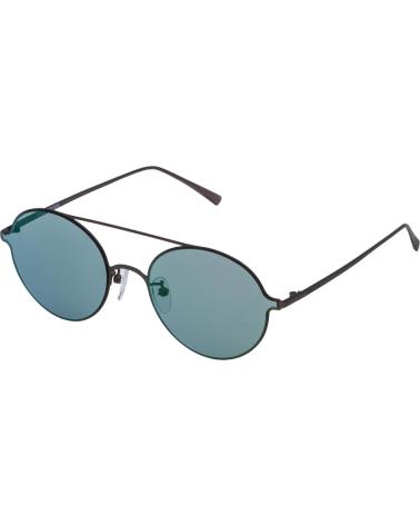 ZADIGVOLTAIRE SZV156-627V ROUND SUNGLASSES WITH BLUE LENSES