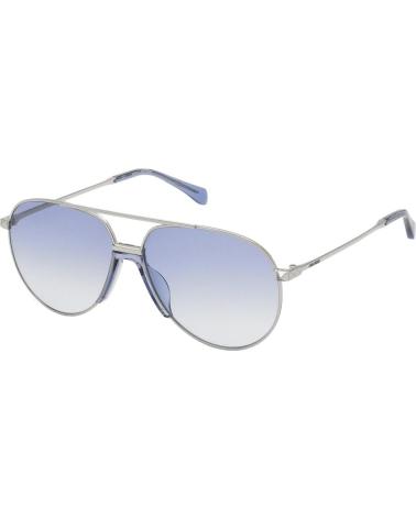 ZADIGVOLTAIRE SZV320-59579Y AVIATOR SUNGLASSES GRADIENT BLUE LENSES