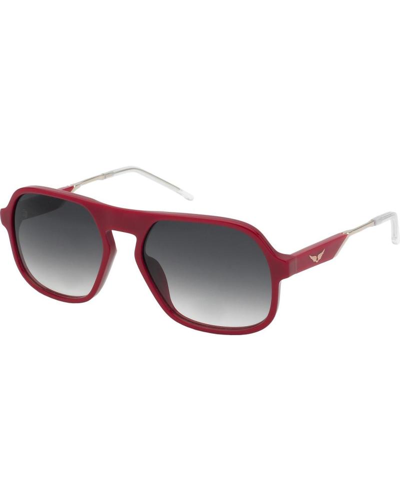 ZADIGVOLTAIRE SZV365-5709FA AVIATOR SUNGLASSES RED