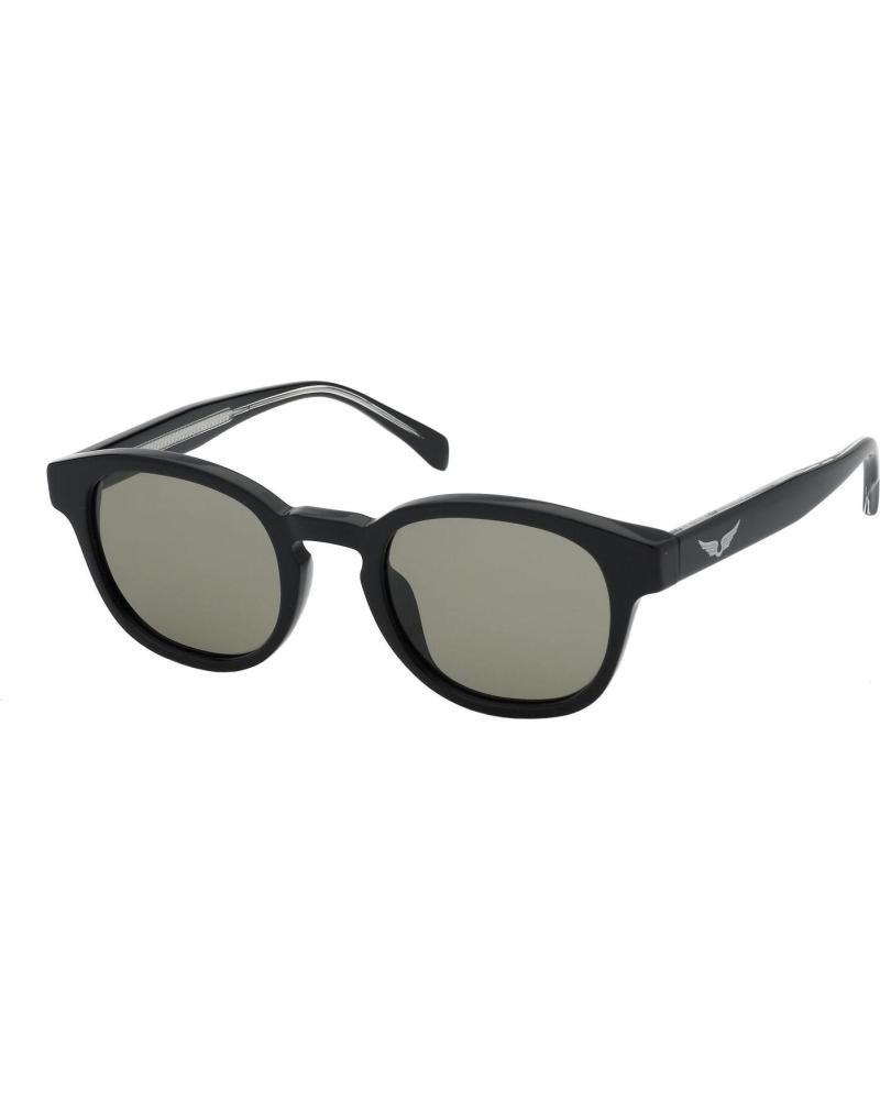 ZADIGVOLTAIRE SZV37049700Y BLACK SUNGLASSES WITH GREEN LENSES