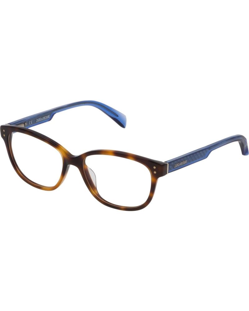 ZADIGVOLTAIRE EYEGLASSES FRAME VZV1725209AJ TORTOISE BLUE