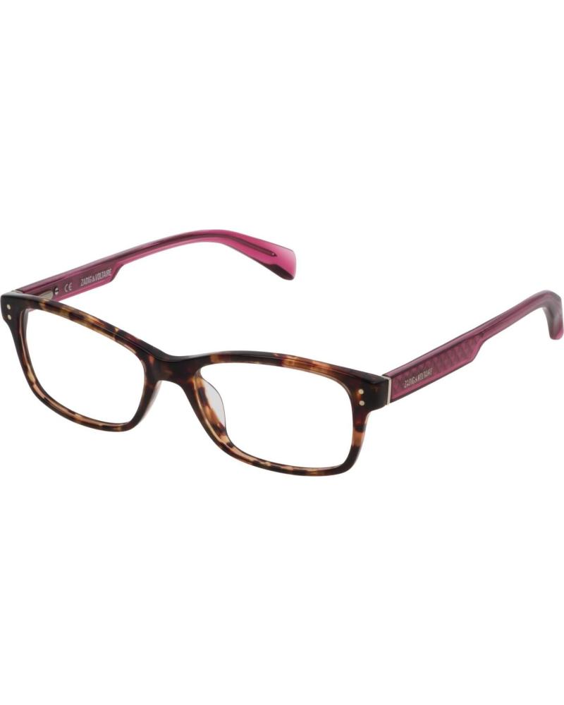 ZADIGVOLTAIRE EYEGLASSES FRAME VZV1735207D7 TORTOISE PURPLE