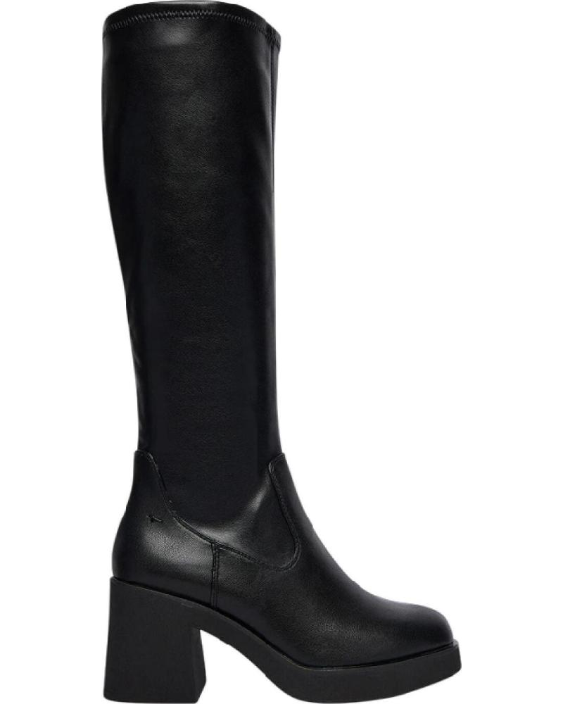 TAMARIS STIEFEL 1-25526-45 SCHWARZ MIT HOHEM SCHAFT UND BLOCKABSATZ NEGRO