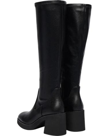 TAMARIS STIEFEL 1-25526-45 SCHWARZ MIT HOHEM SCHAFT UND BLOCKABSATZ NEGRO