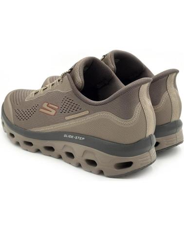 SKECHERS GLIDE-STEP 237812 FREIZEIT-SNEAKER TAUPE GRAU GRIS