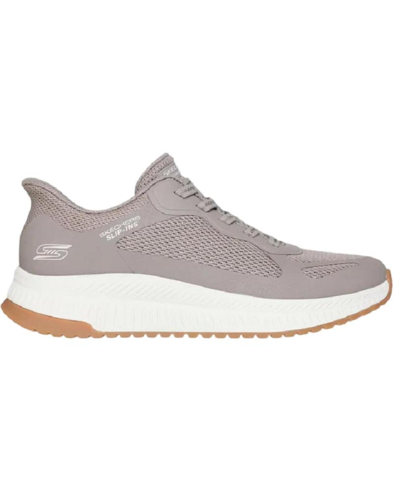 ZAPATILLAS SKECHERS BOBS SQUAD 4 118423 GRIS OSCURO TAUPE VARIOS COLORES