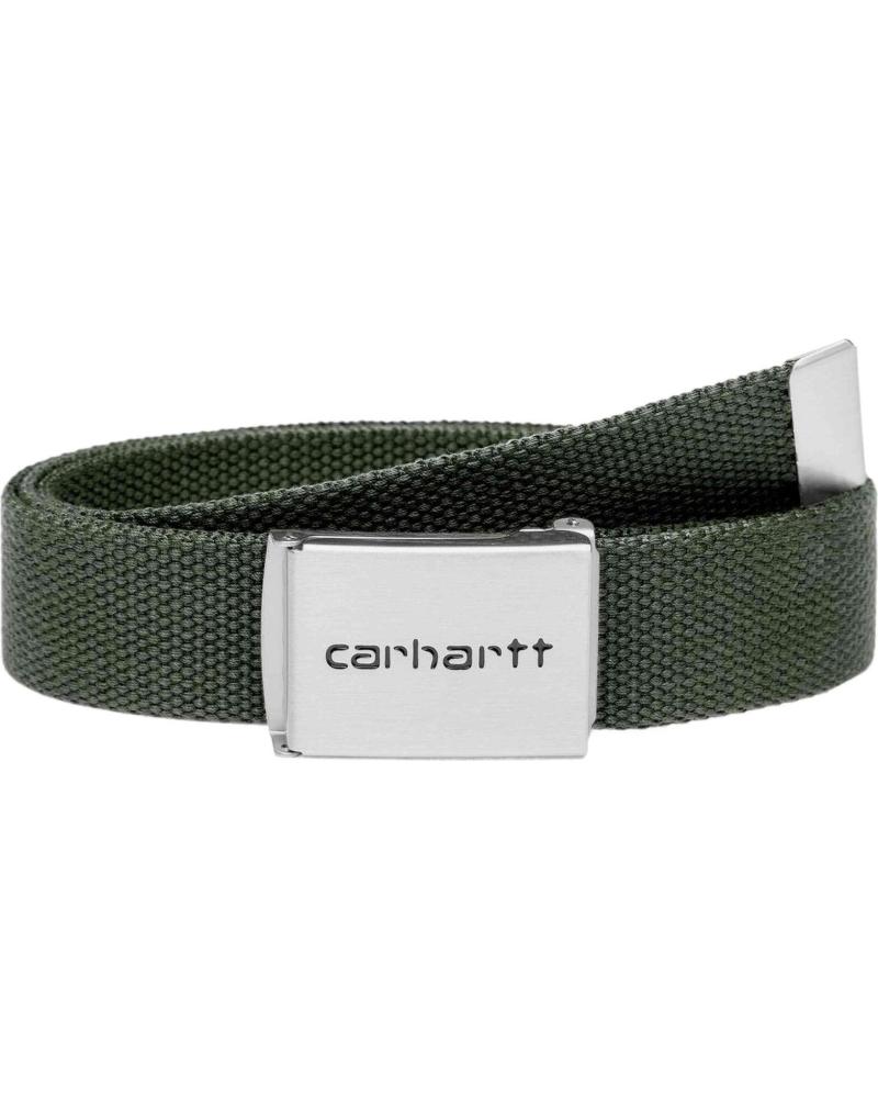CARHARTT CANVAS-GÜRTEL MILITÄRGRÜN MIT METALLSCHNALLE VERDE