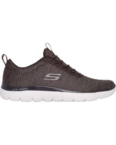 SKECHERS MEN'S SLIP-ON SNEAKERS IN CHARCOAL TONE MULTICOLOR