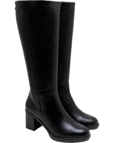 STIVALE ALTO CON TACCO PORRONET RITA 4782 NERO NEGRO