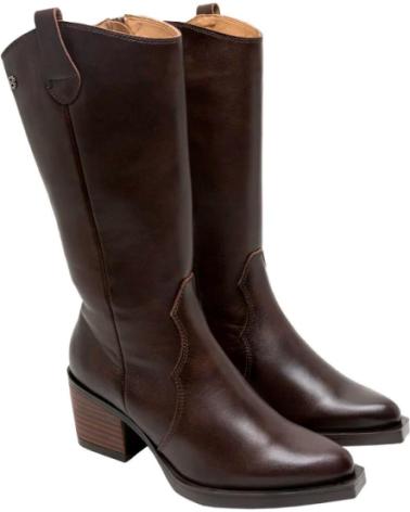 PORRONET STIVALI CON TACCO MODELLO 4755 MOKA MARRONE MARRóN