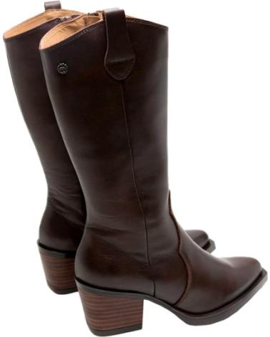 PORRONET STIVALI CON TACCO MODELLO 4755 MOKA MARRONE MARRóN