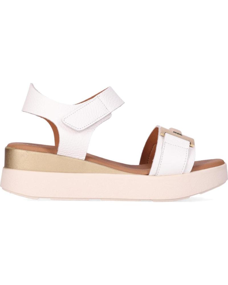 CHIKA10 ST ZAGREB 5672 WEISSE PLATEAU-SANDALEN BLANCO-WHITE