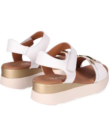 CHIKA10 ST ZAGREB 5672 WEISSE PLATEAU-SANDALEN BLANCO-WHITE