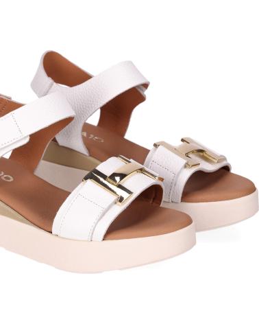 CHIKA10 ST ZAGREB 5672 WEISSE PLATEAU-SANDALEN BLANCO-WHITE