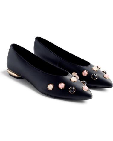 GIOSEPPO DOVRAY 76866 SCHWARZ MIT PERLENVERZIERUNGEN NEGRO