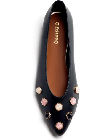 GIOSEPPO DOVRAY 76866 SCHWARZ MIT PERLENVERZIERUNGEN NEGRO