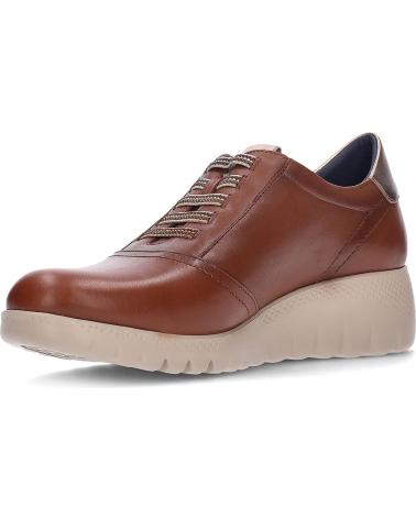 FLUCHOS SAPATILHA LIVE F2096 COURO CASTANHO MARRóN