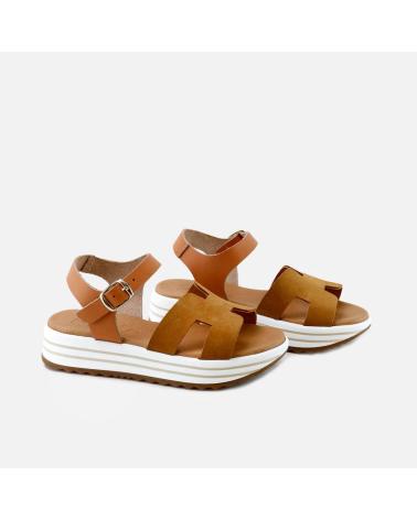 ELI SANDALIAS PLATAFORMA H SETTER PAPANATAS 1957 MARRON