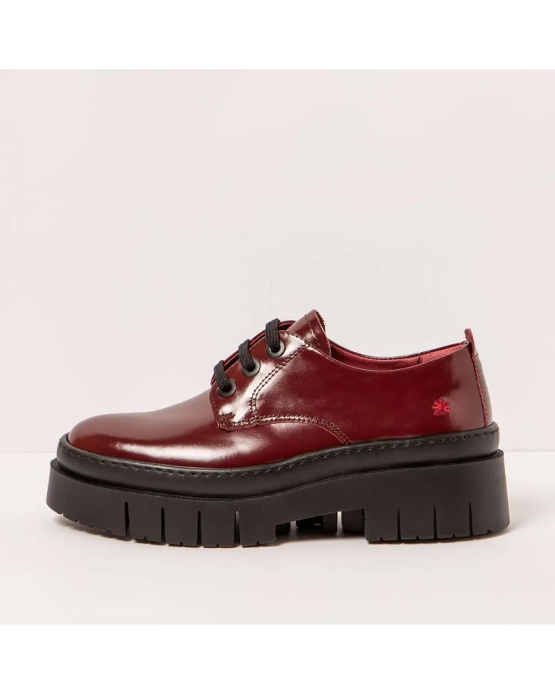 ART COMPANY DERBY SCHUHE AMBERES 1952 LACKLEDER BORDEAUX AZUL