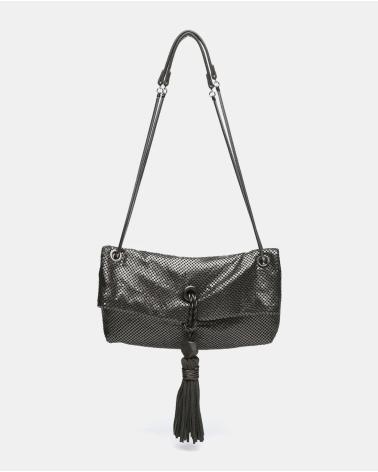 BORSA A SPALLA ABBACINO MODELLO 173195 ARGENTO SILVER SILVER