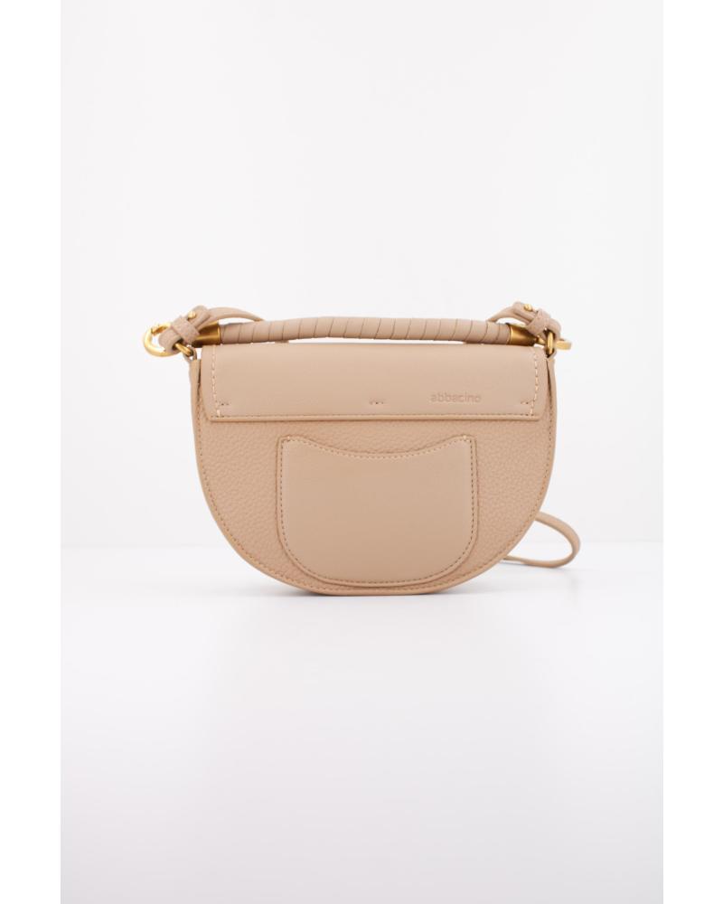 BORSA A TRACOLLA ABBACINO MODELLO 81028AB MARRONE CHIARO BEIGE BEIGE