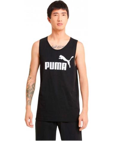 CAMISETA PUMA ESSENTIALS LOGO NEGRA 586670 01 NEGRO