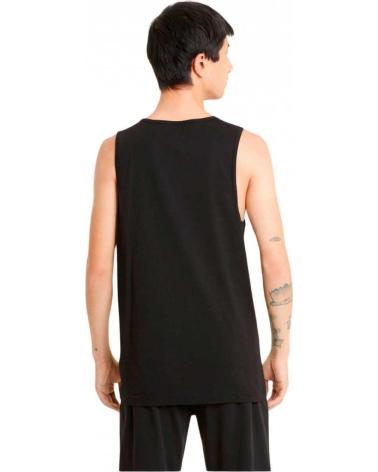 CAMISETA PUMA ESSENTIALS LOGO NEGRA 586670 01 NEGRO