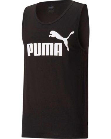 CAMISETA PUMA ESSENTIALS LOGO NEGRA 586670 01 NEGRO