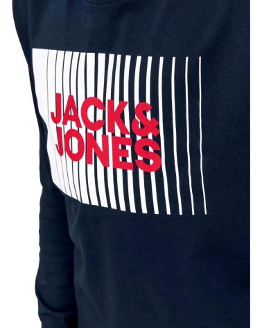 JACK & JONES LANGARMSHIRT MIT LOGO 12244209 MARINEBLAU AZUL MARINO